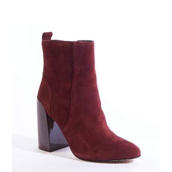 NEW Vince Camuto Enverna Ankle Boot Burgundy Size 6.5 - Picture 12 of 12